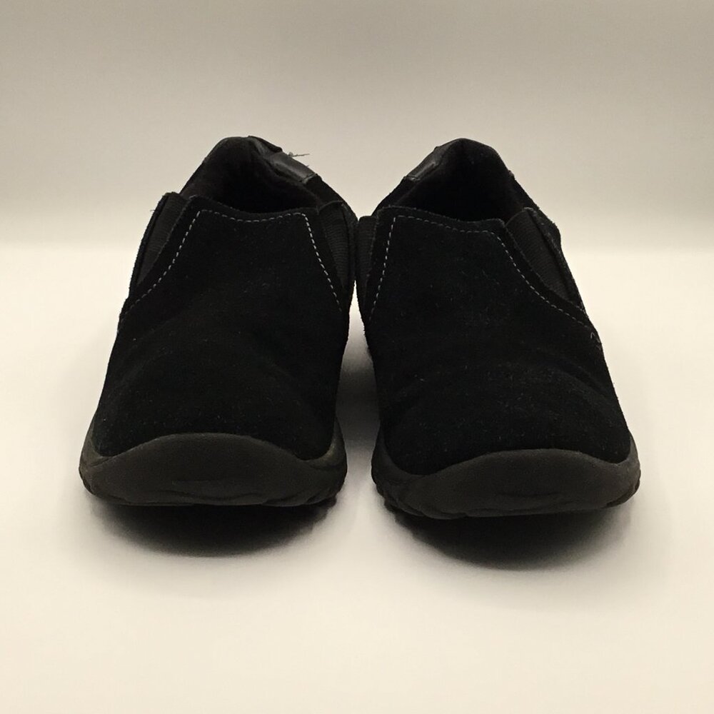 Croft & Barrow Black Suede Slip-on Shoes